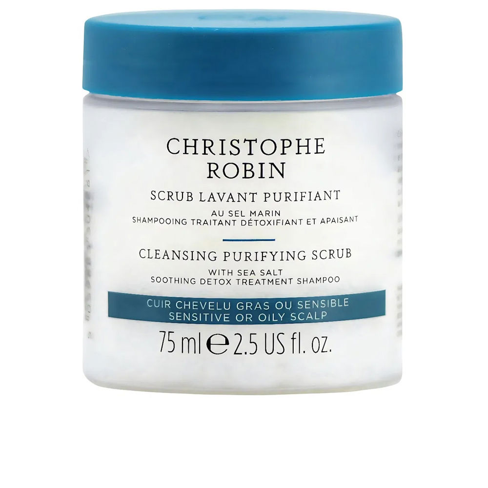 CHRISTOPHE ROBIN CLEANSING purifying scrub with sea salt 75 ml