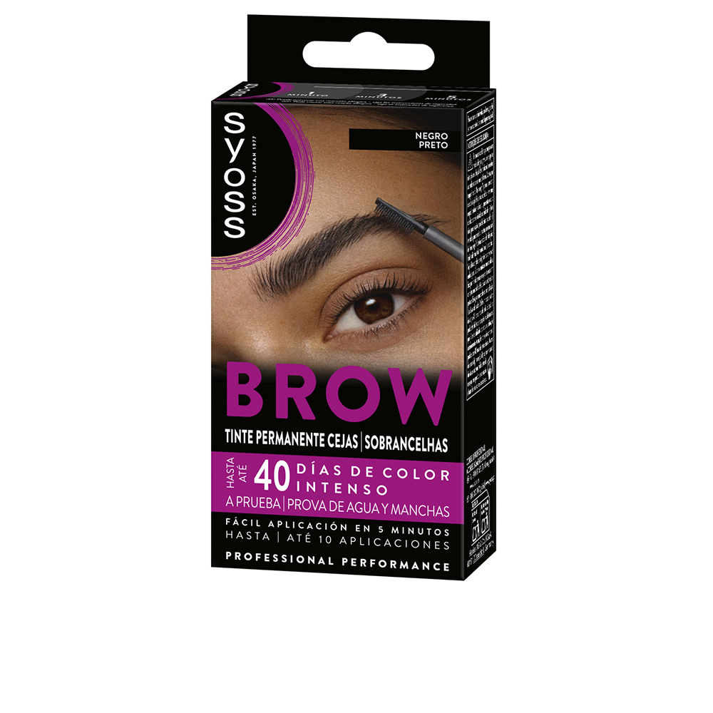 SYOSS BROW TINT permanent eyebrows #Black 1 u