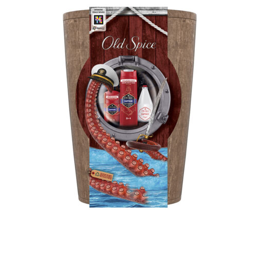 OLD SPICE CAPTAIN BARREL CASE 3 pcs