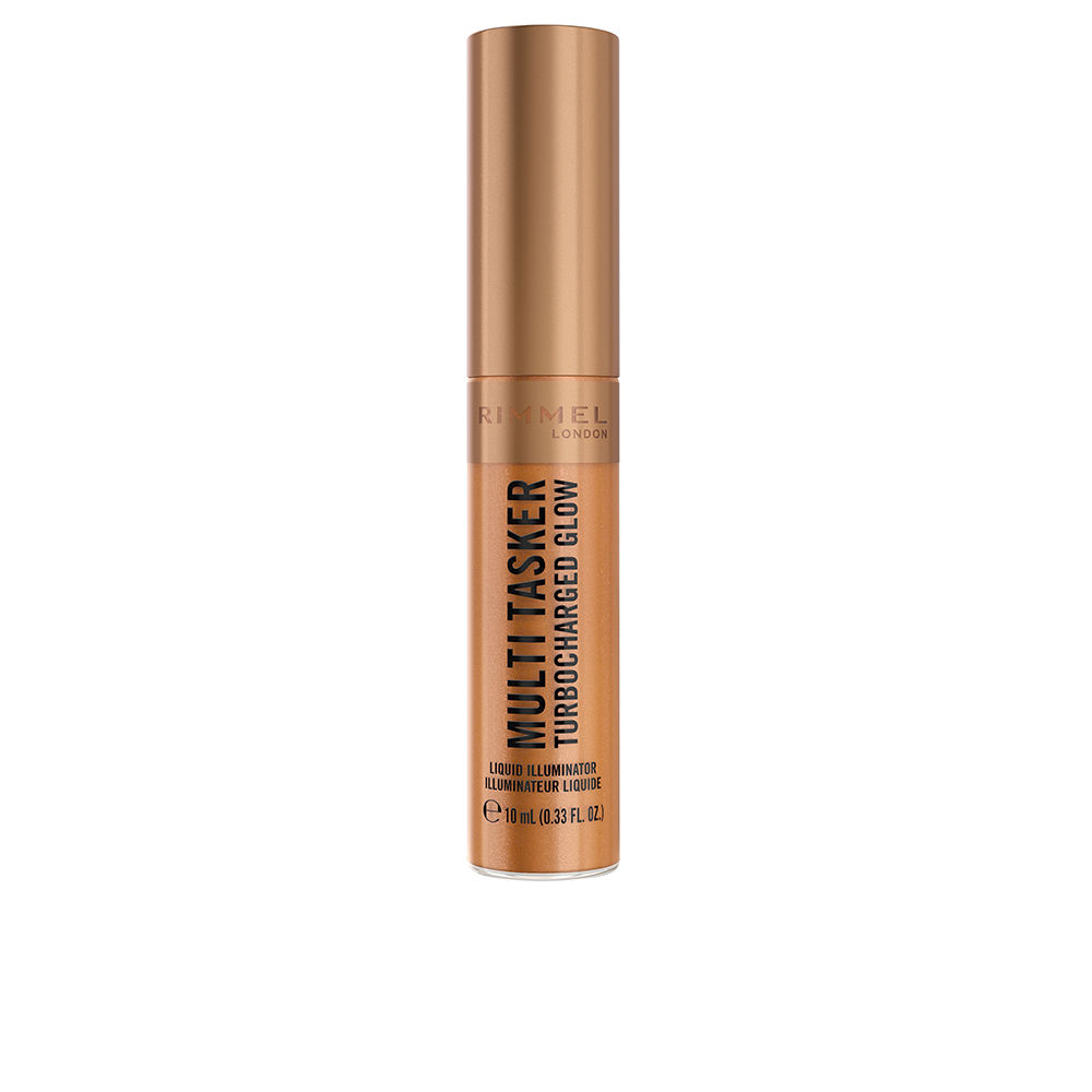 RIMMEL LONDON MULTI TASKER TURBOCHARGED liquid highlighter #008-It's Giving Bronze 10 ml