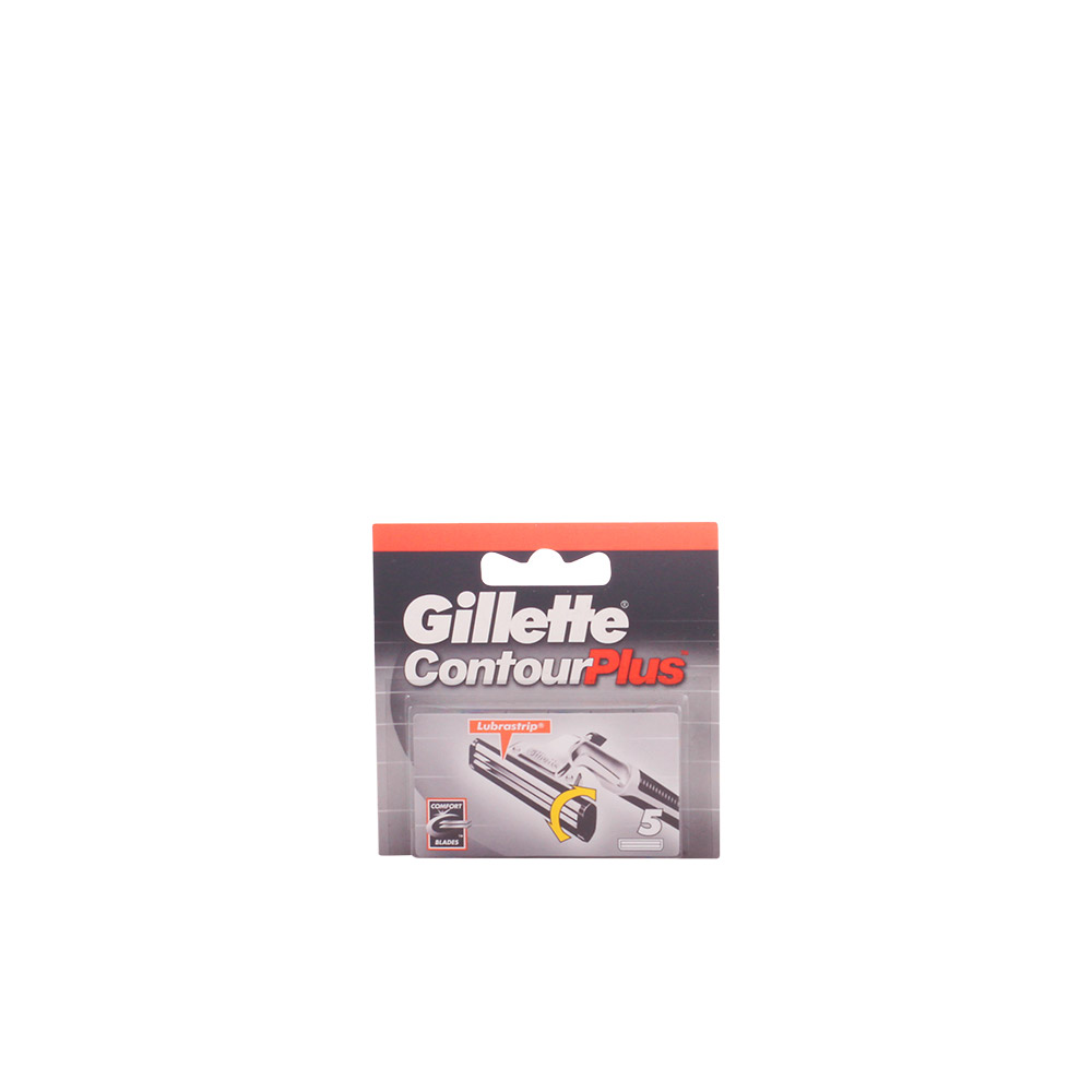 Gillette Contour Plus Scheermesjes | Heren 5 Stuks | Flexibele Dubbele Mesjes