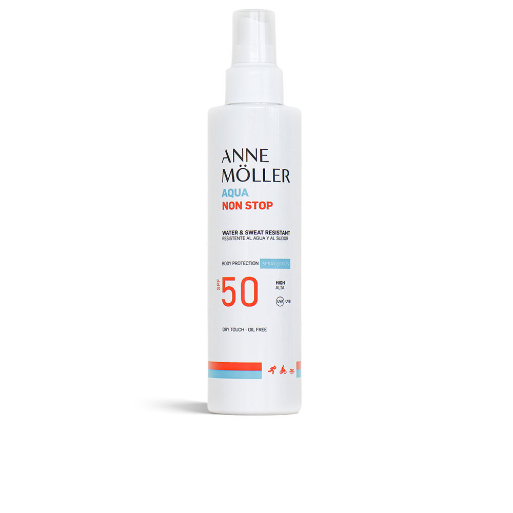 ANNE MÖLLER AQUA NON STOP water and sweat resistant spray SPF50+ 175 ml