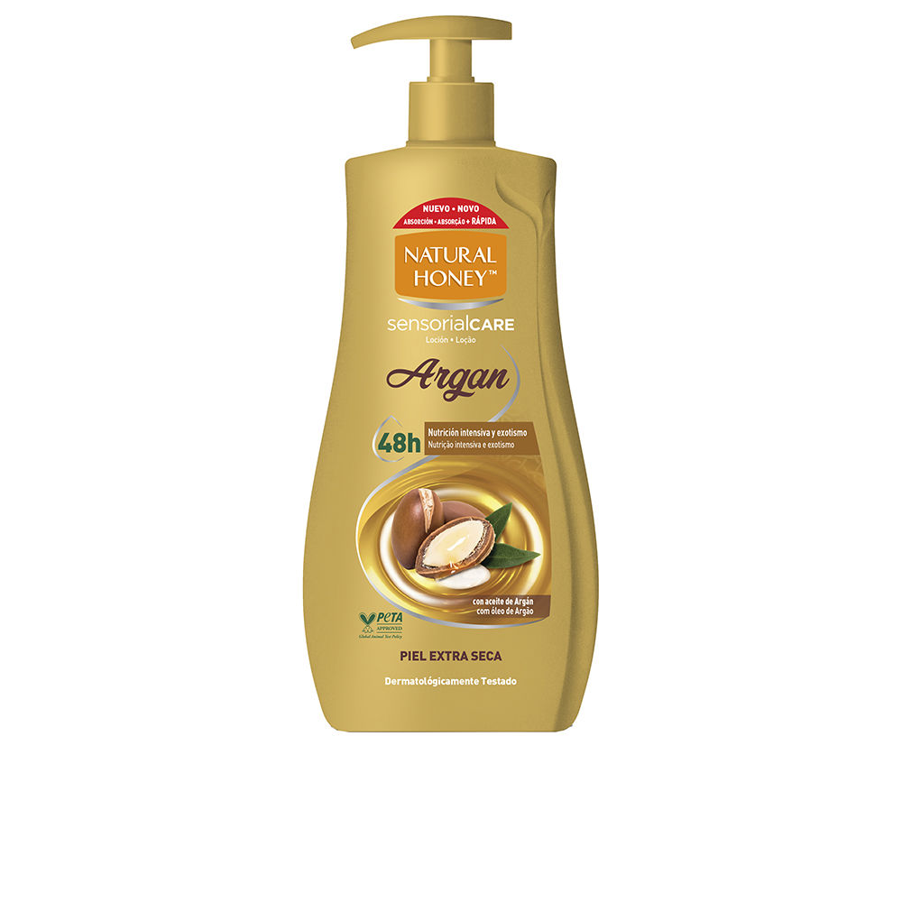 Natural Honey Argan Elixir Bodylotion | Unisex 600ml Zeer Droge Huid | Voedend Arganolie