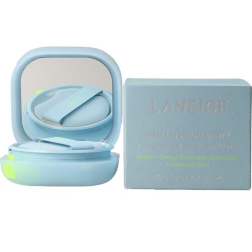 Laneige Neo Cushion Mewy Foundation | Dames 15g 17N Natural Vanilla | Semi-Mat Hydraterend