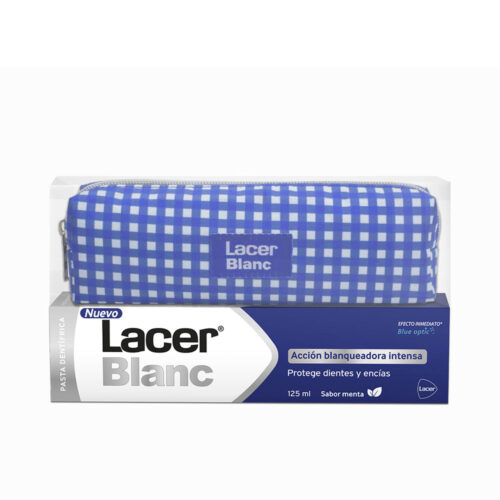 LACERBLANC MINT TOOTHPASTE + TOILETRY BAG 2 PACK