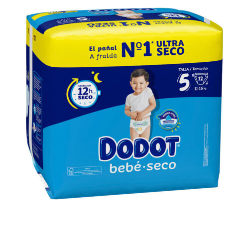 DODOT STAGES size 5 nappies 11-16 kg 72 u