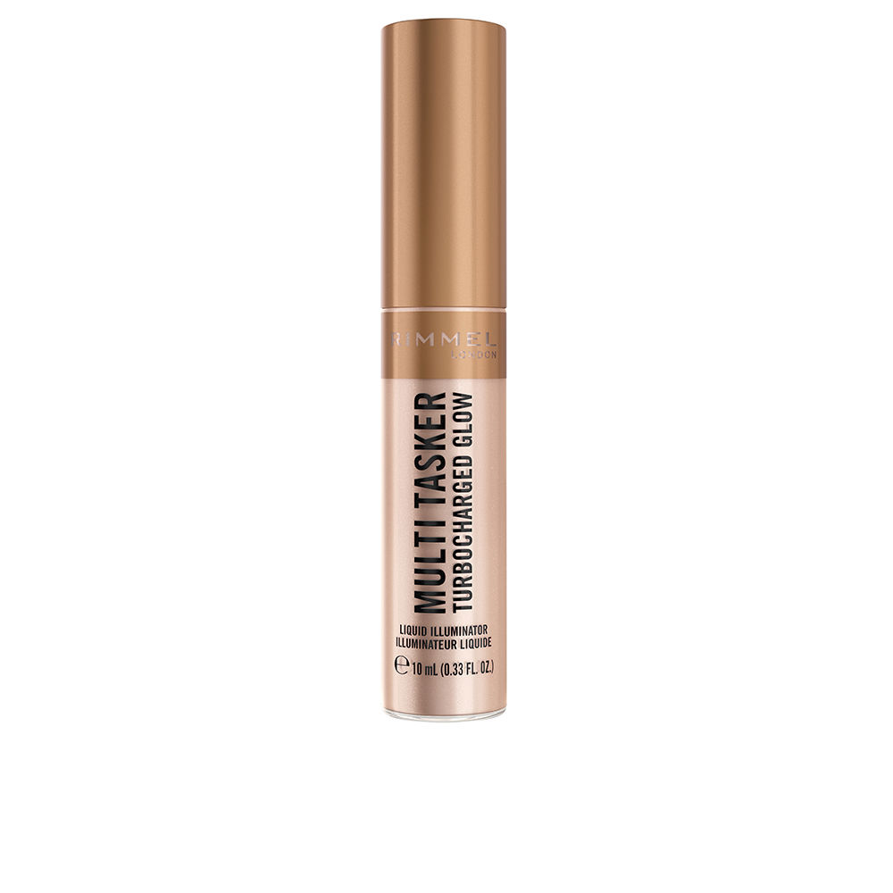 RIMMEL LONDON MULTI TASKER TURBOCHARGED Liquid Highlighter #004-Chelsea Glow 10 ml