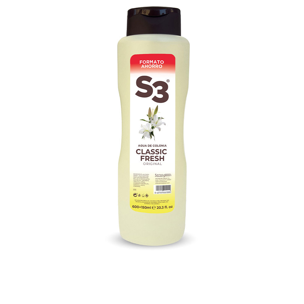 S3 S-3 CLASSIC FRESH colonia 750 ml