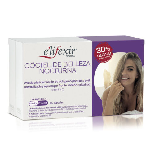 E'LIFEXIR ESENCIALL cóctel belleza nocturna cápsulas 60 u