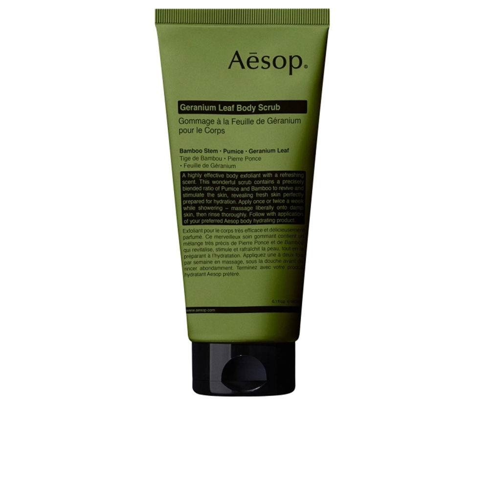 AESOP GERANIUM LEAF body scrub 180 ml