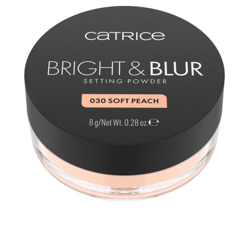 CATRICE BRIGHT & BLUR loose setting powder #030-Soft Peach 8 gr