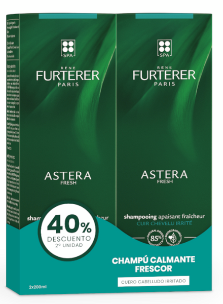 Rene furterer ASTERA FRESH CHAMPÚ CALMANTE FRESCOR LOTE 2 x 200 ml