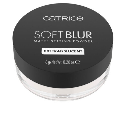 CATRICE SOFT BLUR mattifying setting powder #001-Translucent 8 gr
