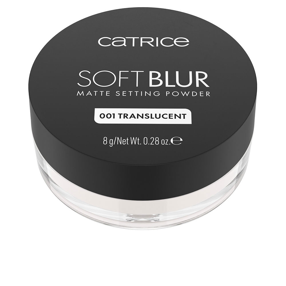 CATRICE SOFT BLUR mattifying setting powder #001-Translucent 8 gr