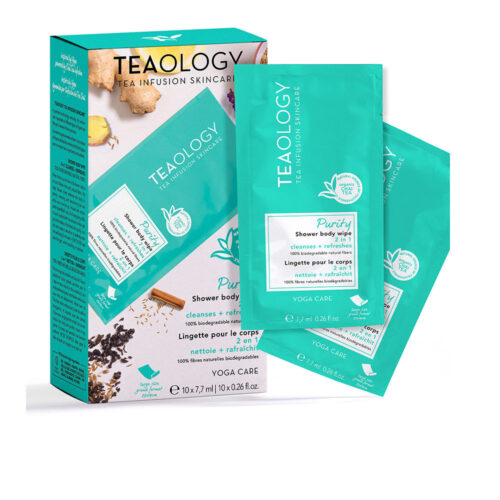 TEAOLOGY PURITY CHAI TEA shower body wipe 10 x 7,7 ml