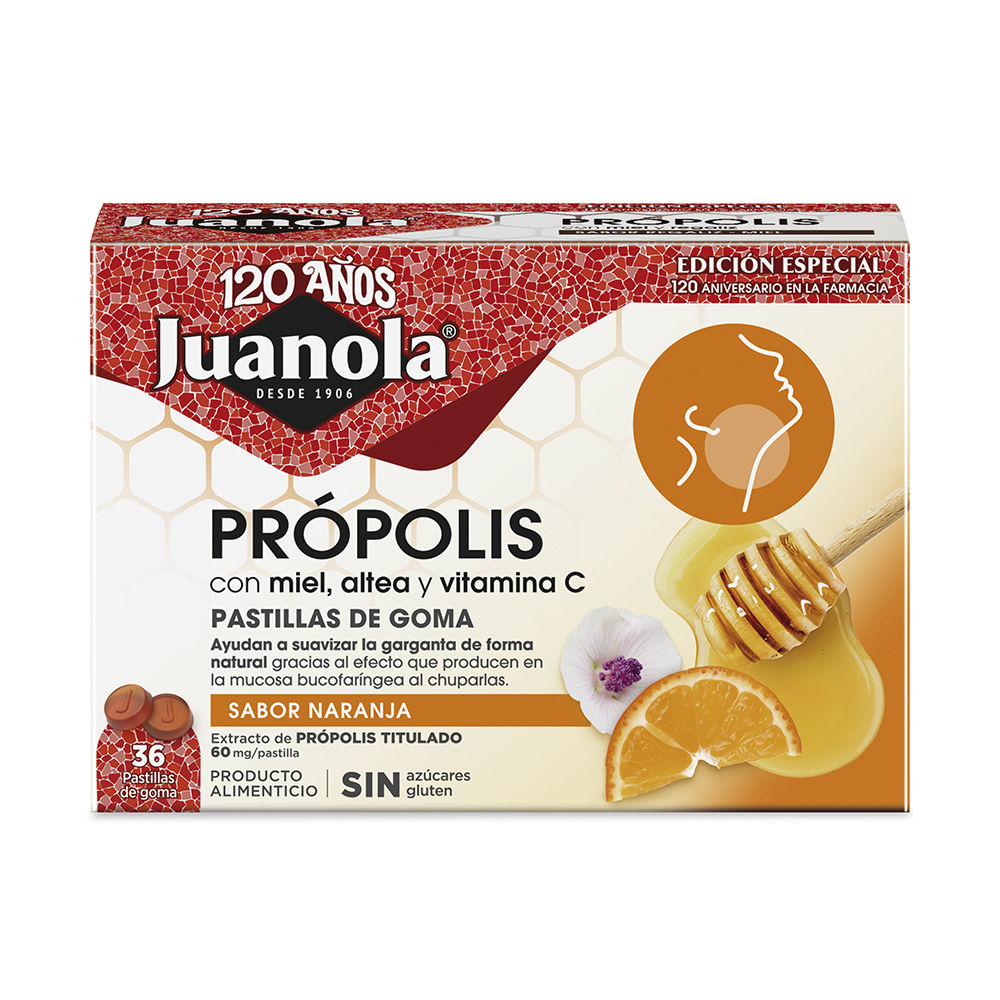 JUANOLA PROPOLIS ORANGE gummies 36 u