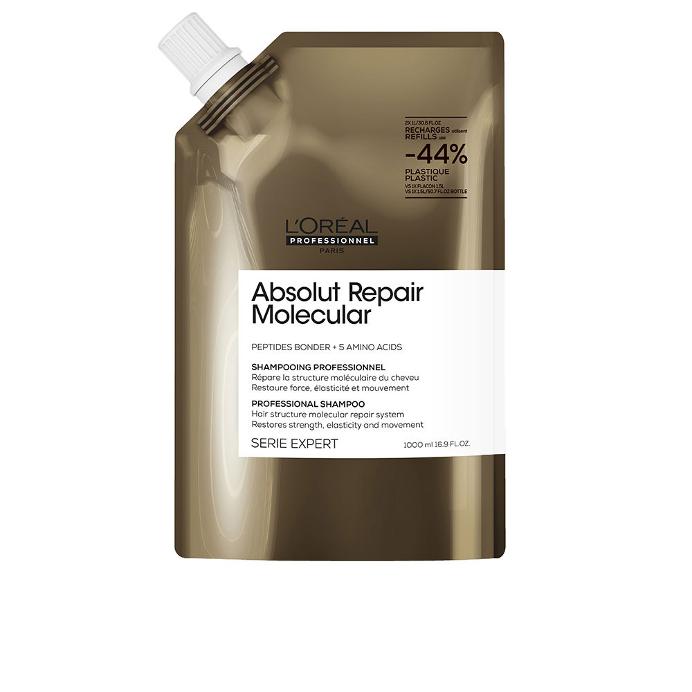 L'ORÉAL PROFESSIONNEL PARIS ABSOLUT REPAIR MOLECULAR professional sulfate-free shampoo for damaged hair refill 1000 ml