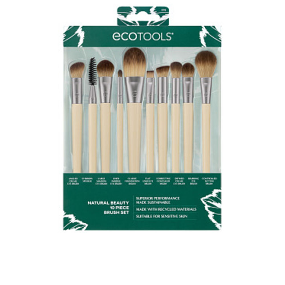 ECOTOOLS NATURAL BEAUTY MAKEUP BRUSHES SET OF 10
