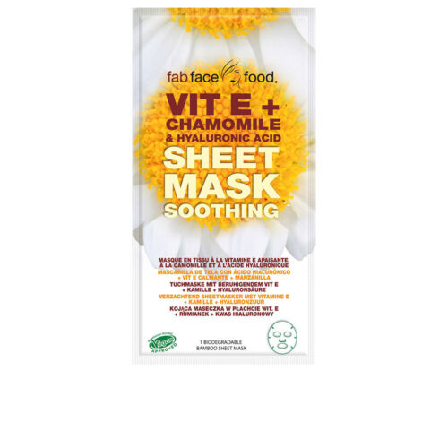 7TH HEAVEN FAB FACE FOOD VIT E + CHAMOMILE & HYALURONIC ACID cloth mask 1 u