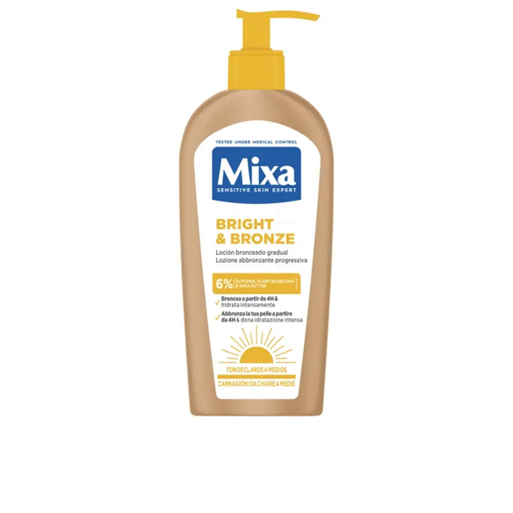 MIXA BRIGHT & BRONZE gradual tanning lotion 250 ml