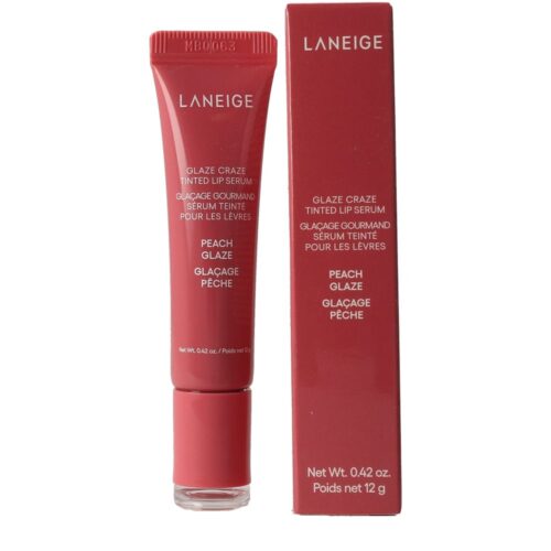Laneige Glaze Craze Lip Serum | Dames 12g Peach Glaze | Glanzend Hydraterend