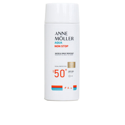 ANNE MÖLLER AQUA NON STOP water and sweat resistant glow fluid SPF50+ 75 ml