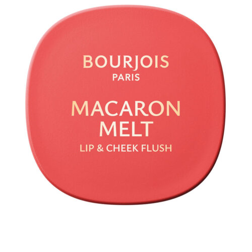 BOURJOIS MACARON MELT blush for cheeks and lips #3-Peach Tatin 8 gr