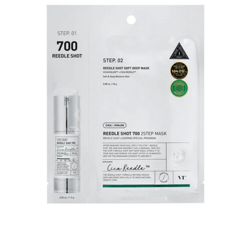 VT COSMETICS VT REEDLE SHOT 700 2-STEP microneedling mask 25 gr