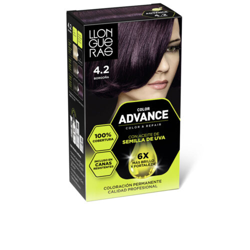 LLONGUERAS COLOR ADVANCE #4,2-borgoña 1 u