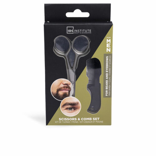 Baardverzorging Set IDC Institute SCISSORS & COMB 2 Onderdelen