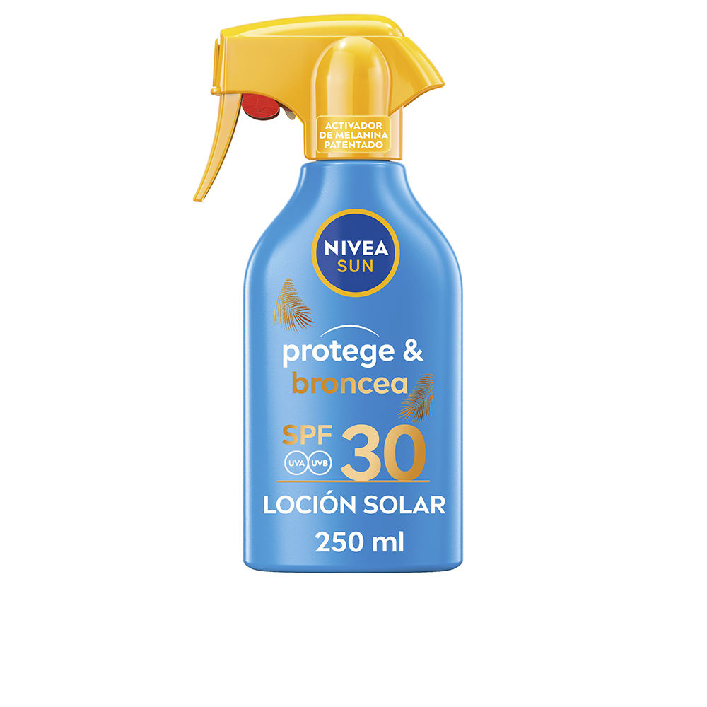 Nivea Sun Protect & Bronze Zonnebrand Spray SPF30 | Unisex 250ml | Bruin Activerend Waterbestendig