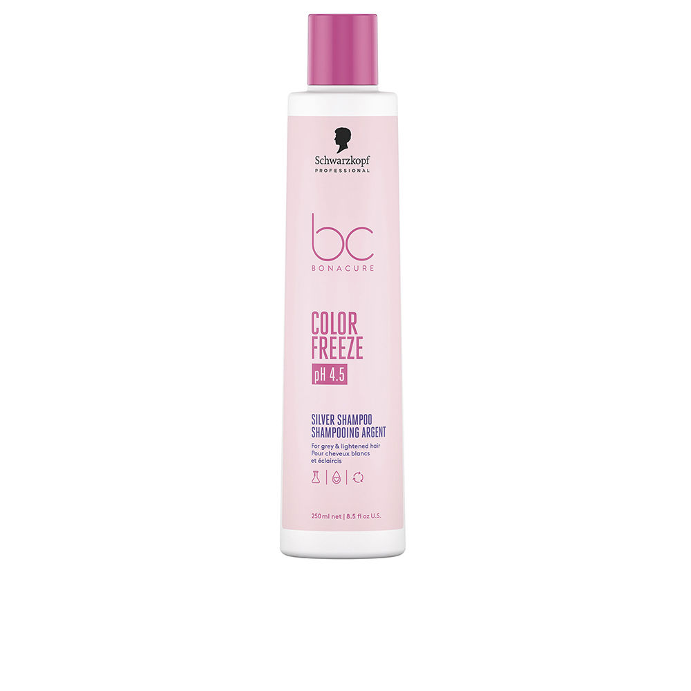 Schwarzkopf BC Color Freeze Silver Shampoo | Unisex 250ml Gekleurd Haar | Kleurbehoud