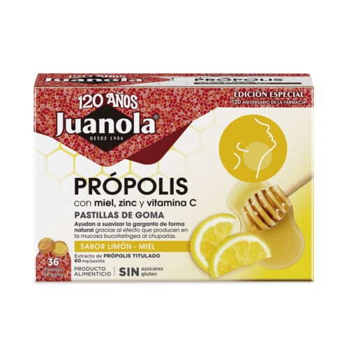 JUANOLA PROPOLIS LEMON HONEY gummies 36 u