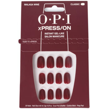 OPI xPRESS/ON Artificial Nails Iconic Shades #Malaga Wine 30 u