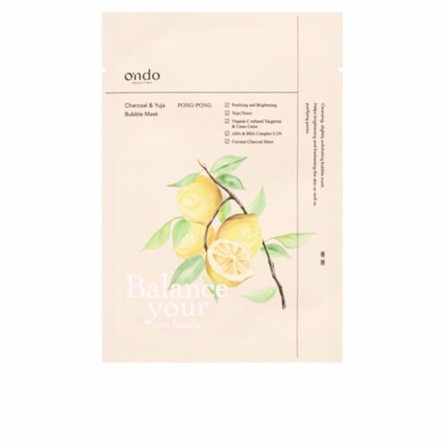 ONDO BEAUTY 36.5 CHARCOAL & YUJA bubble mask 25 ml