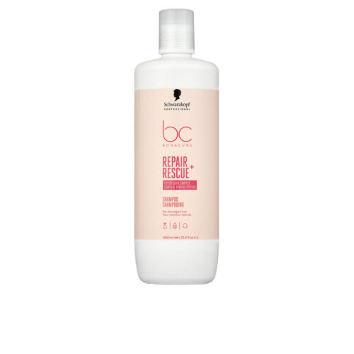 Schwarzkopf BC Bonacure Repair Rescue Shampoo | Unisex 1000ml Beschadigd Haar | Reparerend Keratine