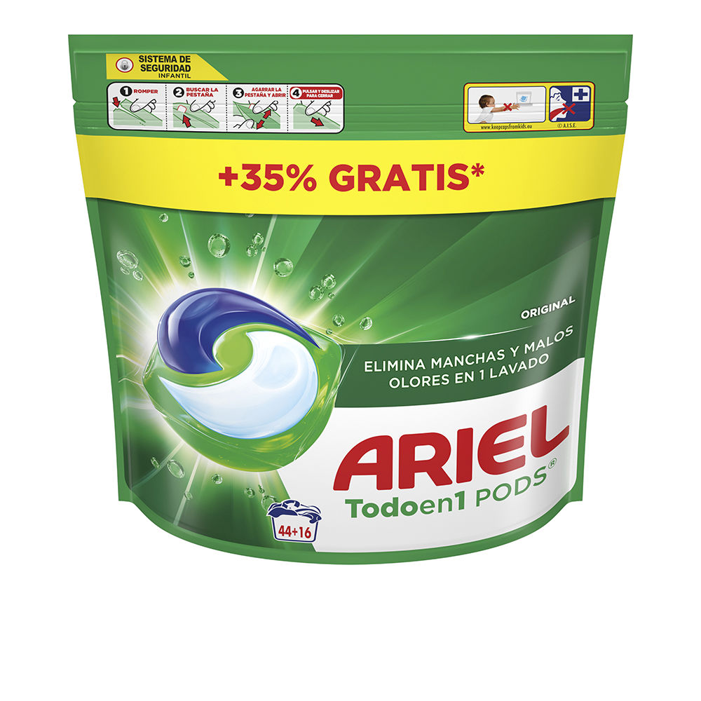 ARIEL PODS ORIGINAL detergent 60 capsules