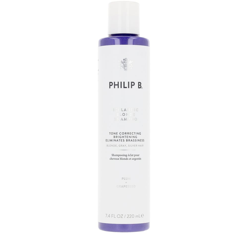 Philip B Icelandic Blonde Shampoo | Unisex 220ml Blond Haar | Kleurbehoud Glanzend