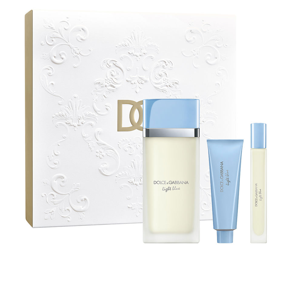 DOLCE & GABBANA LIGHT BLUE POUR FEMME CASE 3 pcs