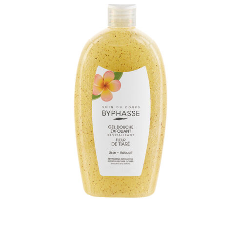 Byphasse Tiare Flower Exfoliërende Douchegel Unisex | 750ml Alle Huidtypes | Exfoliërend Verzachtend
