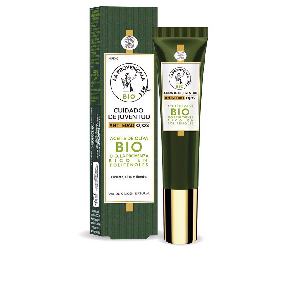 La Provençale Bio Jouvence Oogcrème | Dames 15ml | Anti-Aging Olijfolie