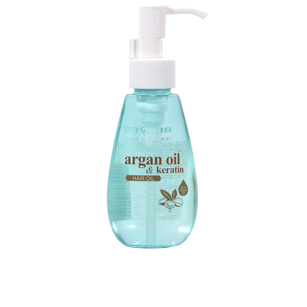 BEAVER ARGAN OIL & KERATIN hair oil 100 ml