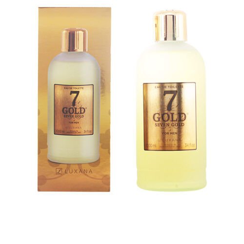 Luxana Seven Gold Eau de Toilette | Heren 1000ml | Kruidig Houtachtig