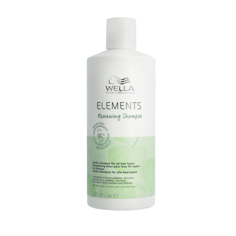 Wella professionals ELEMENTS Sulfate-Free Gentle Renewing Shampoo for All Hair Types 500 ml