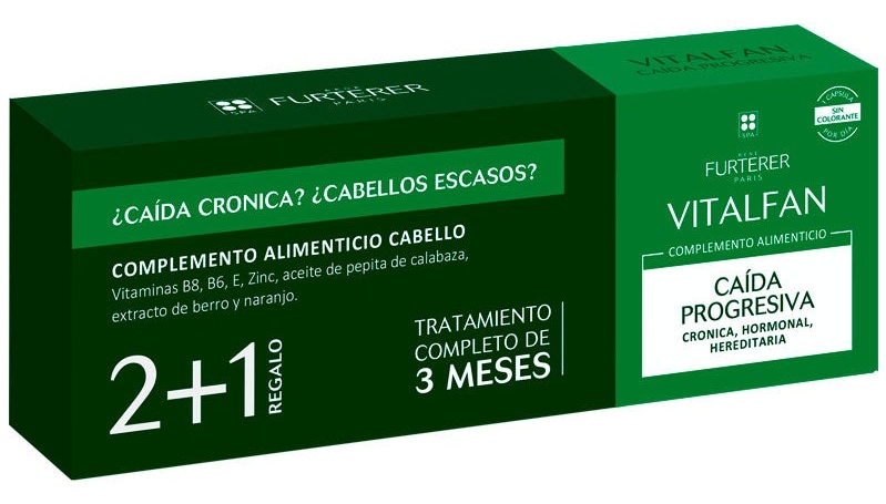 Rene furterer VITALFAN PROGRESSIVE HAIR LOSS food supplement 3 x 30 capsules