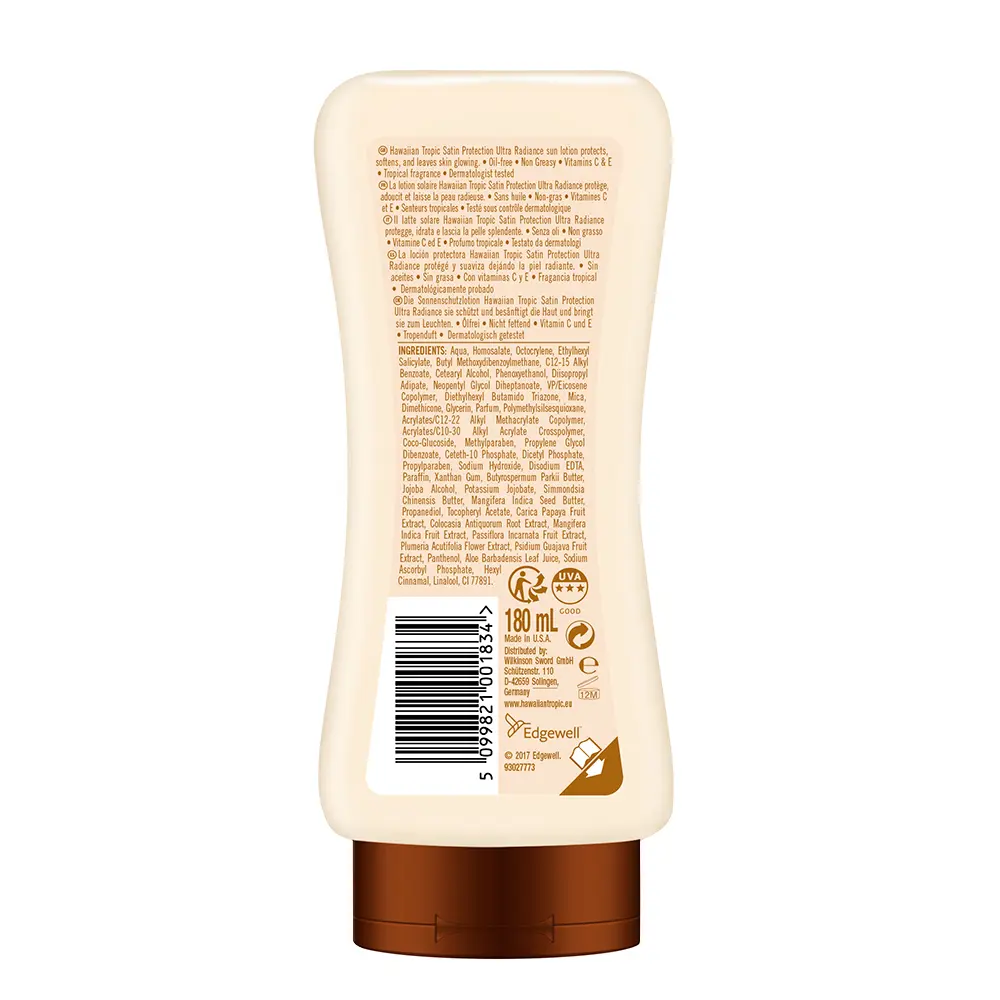 Hawaiian Tropic GLOWING PROTECTION ultra radiance sun lotion SPF30 180 ml - Afbeelding 3
