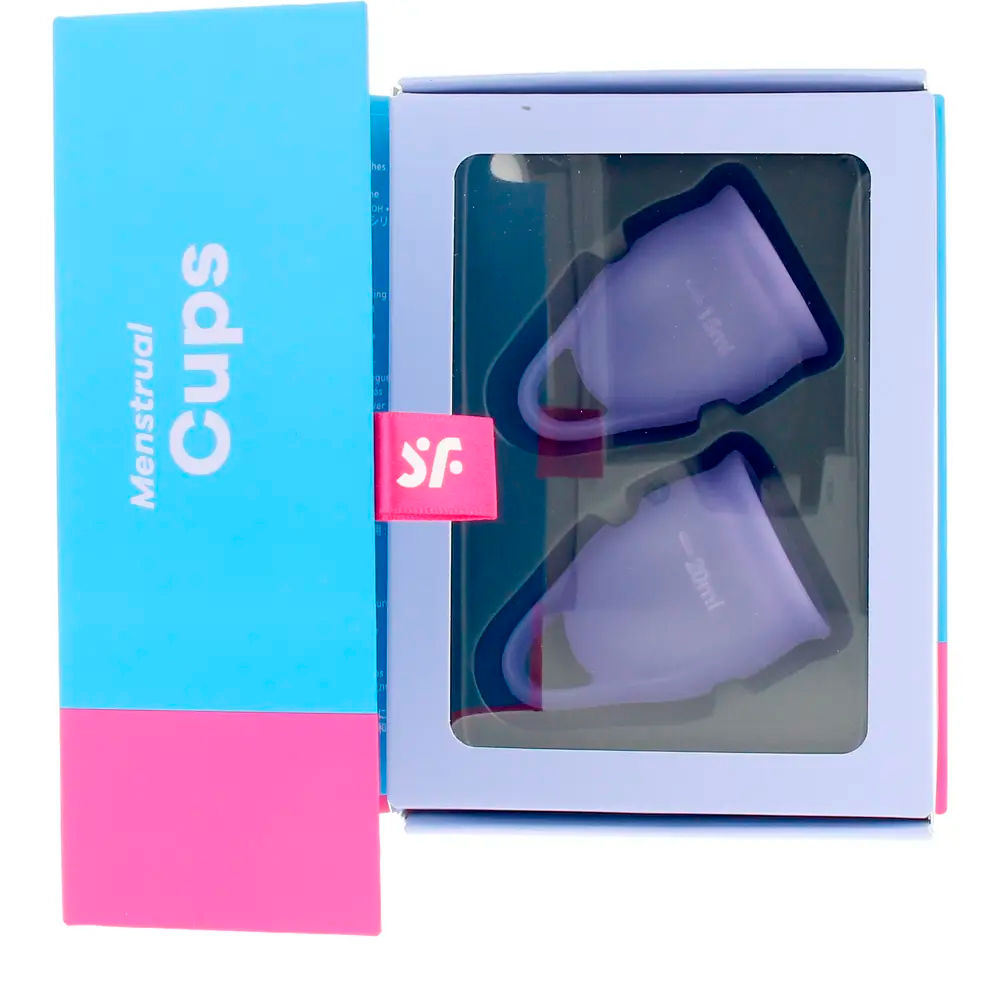 SATISFYER FEEL CONFIDENT COPA MENSTRUAL PACK 2 pz