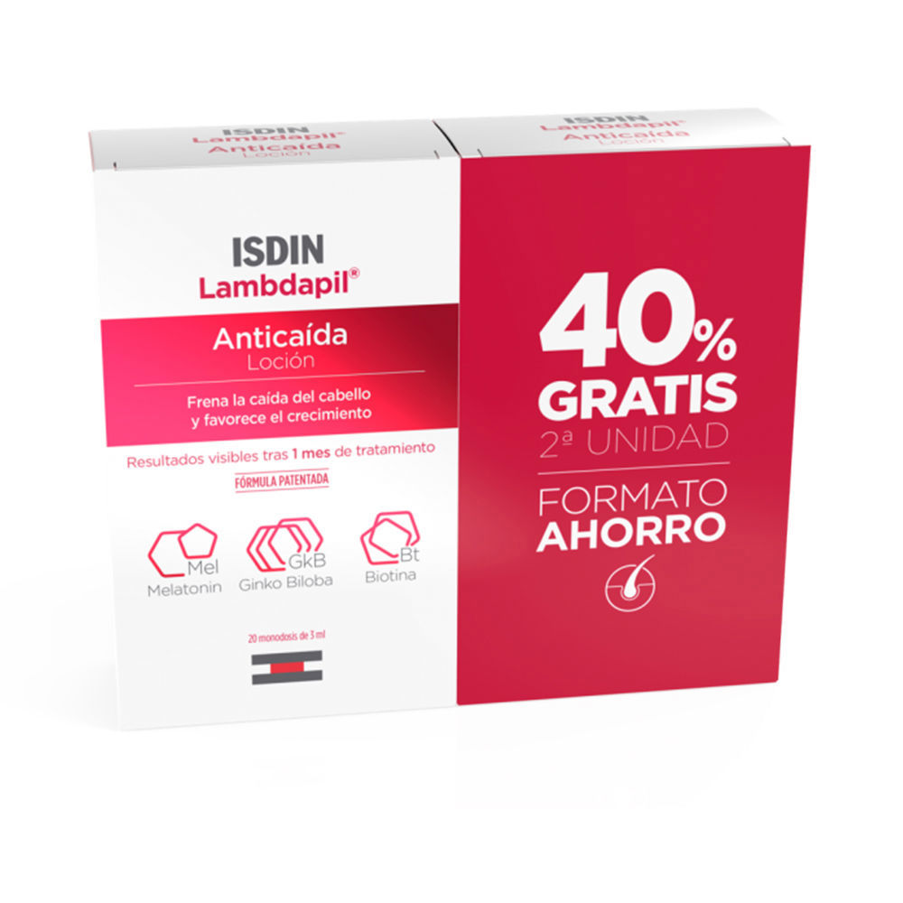 Isdin LAMBDAPIL anti-hair loss single dose duo lotion 2 x 20 units