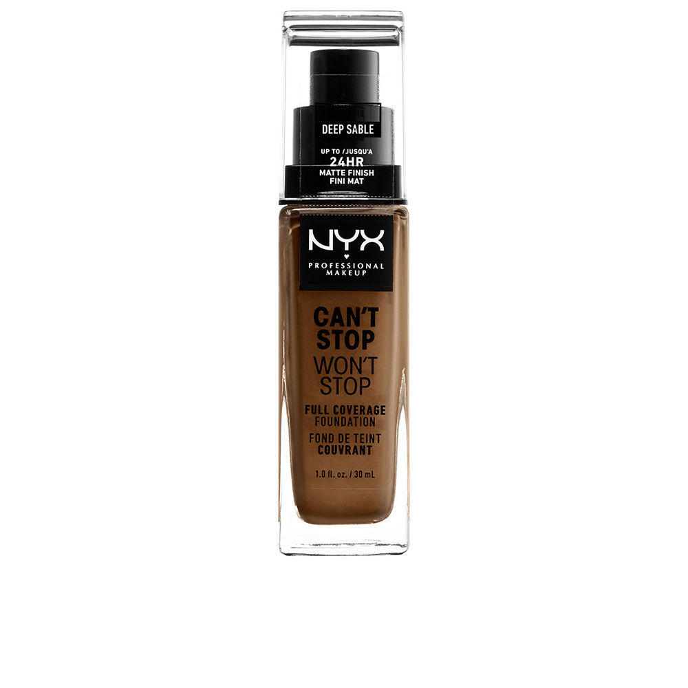 Nyx Professional Make Up CAN'T STOP WON'T STOP full coverage foundation #deep sable