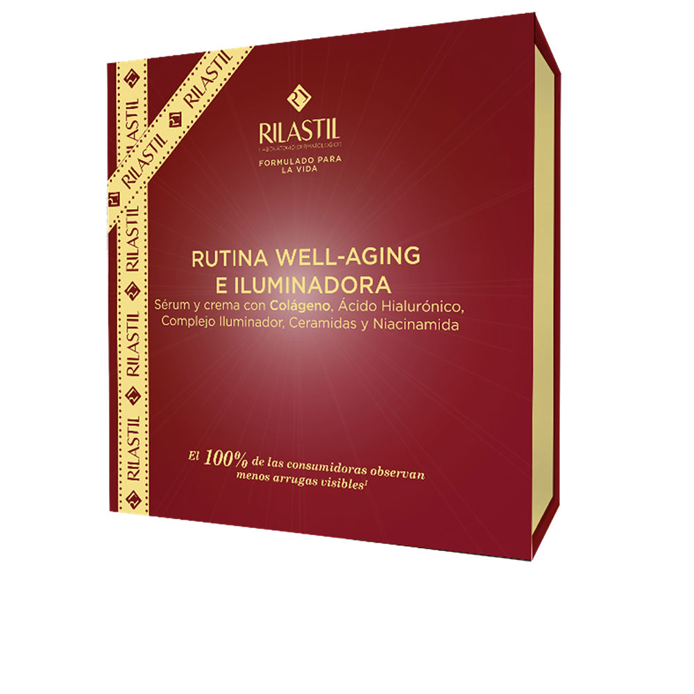 Rilastil PROGRESSION (+) RUTINA ANTIARRUGAS Y ILUMINADORA ESTUCHE 2 pz